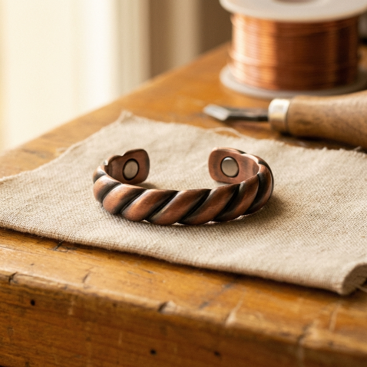 Iris | Sukreipta Ridge Copper Ring