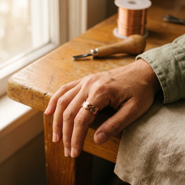 Yolanda | Double Copper Ring