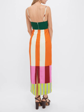Paloma | Maxi Dress with Colorful Stripes