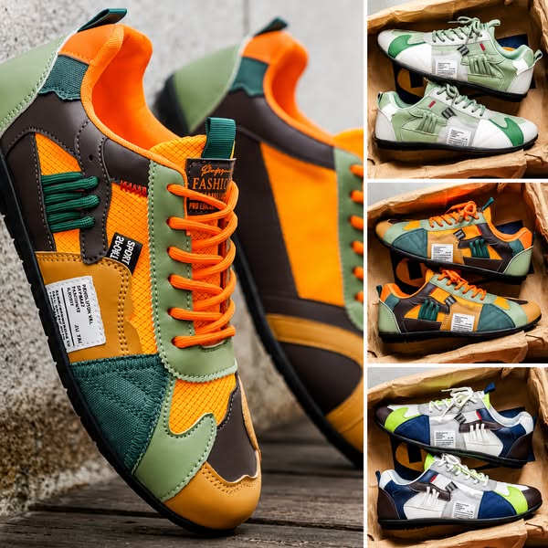 Spalvoti retro sportbačiai