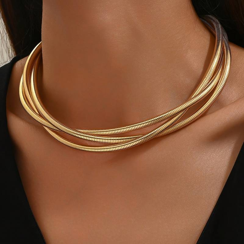 Retro Layered Gold Chain