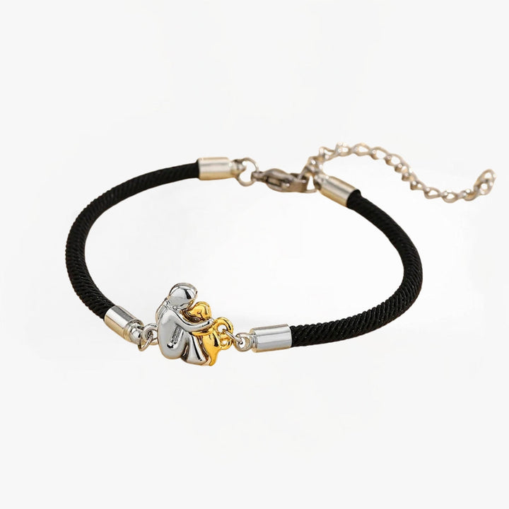 Elisa – Armbånd med snor og hundeikon